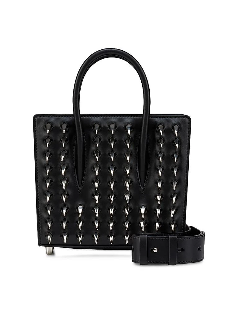 Christian Louboutin Mini Paloma Claw Spike Leather Top Handle Bag 