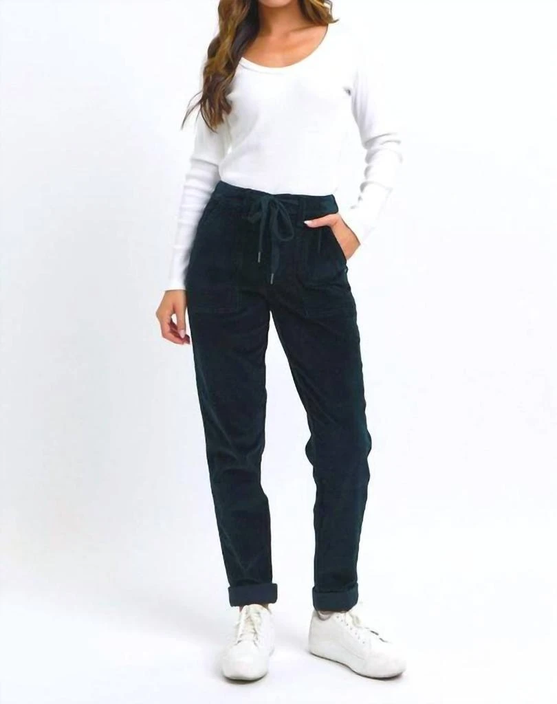 Judy Blue Judy Blue - High Rise Corduroy Cuffed Jogger Pants 4