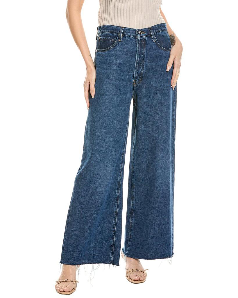 FRAME Le Low Blindspot Raw Fray Baggy Wide Leg Jean