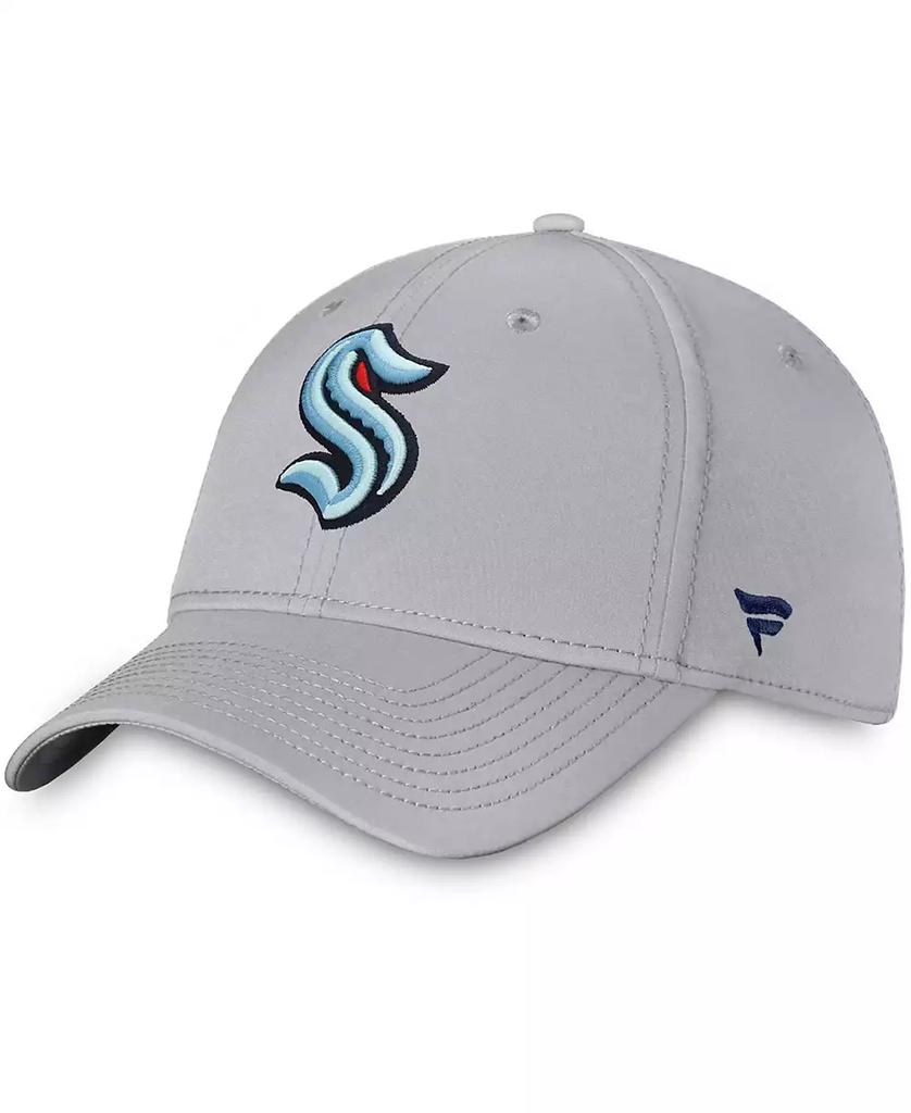Authentic NHL Headwear Fanatics Branded Men's Seattle Kraken Primary Logo Flex Cap