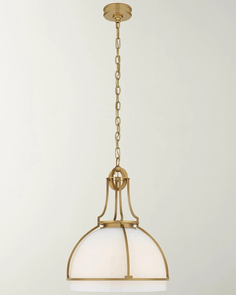 Chapman & Myers Gracie Large Dome Pendant By Chapman & Myers 1