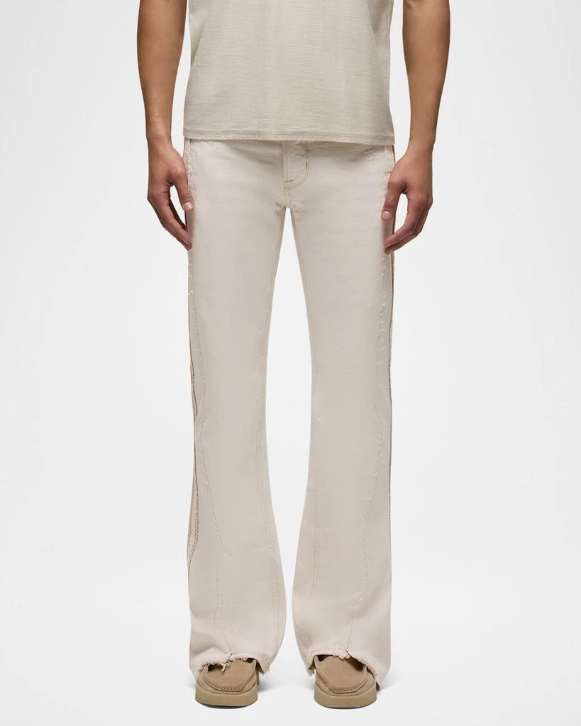Hudson Men's Walker Reconstructed Kick Flare Pants 4