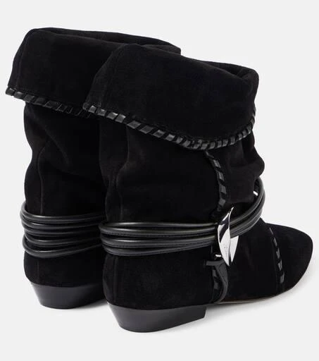 Isabel Marant Sellen suede ankle boots 2