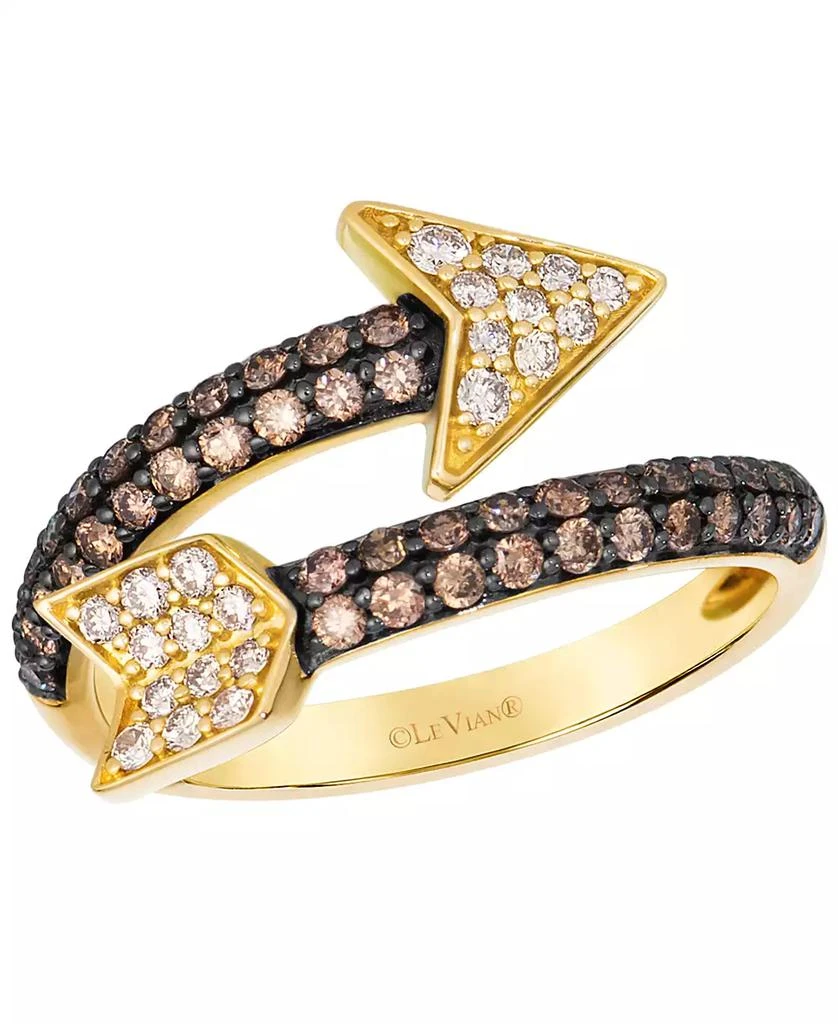 Le Vian Nude Diamond (0.19 ct. t.w.) 
Chocolate Diamond (0.46 ct. t.w.) Ring in 14k Honey Gold