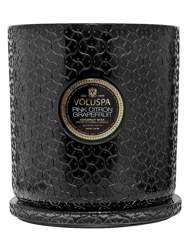 Voluspa Maison Pink Citron Grapefruit 5-Wick Hearth Candle 2