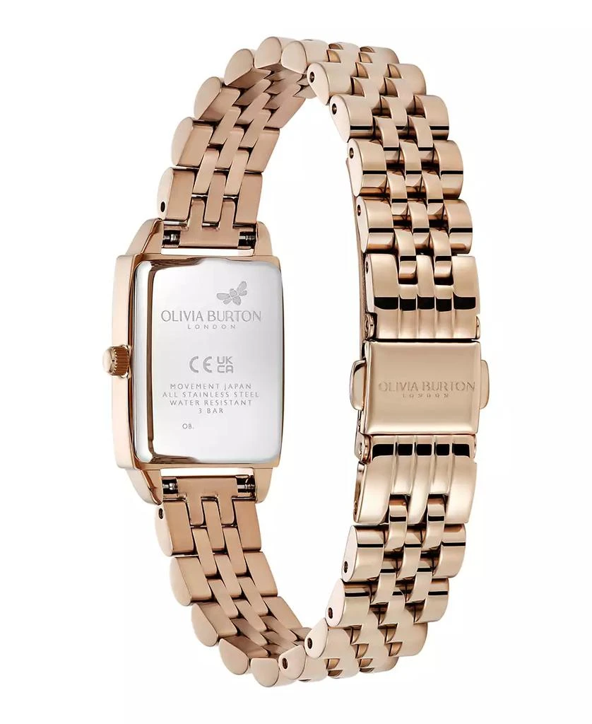 Olivia Burton T-Bar Carnation Gold-Tone Stainless Steel Bracelet Watch Olivia Burton Women main image 4