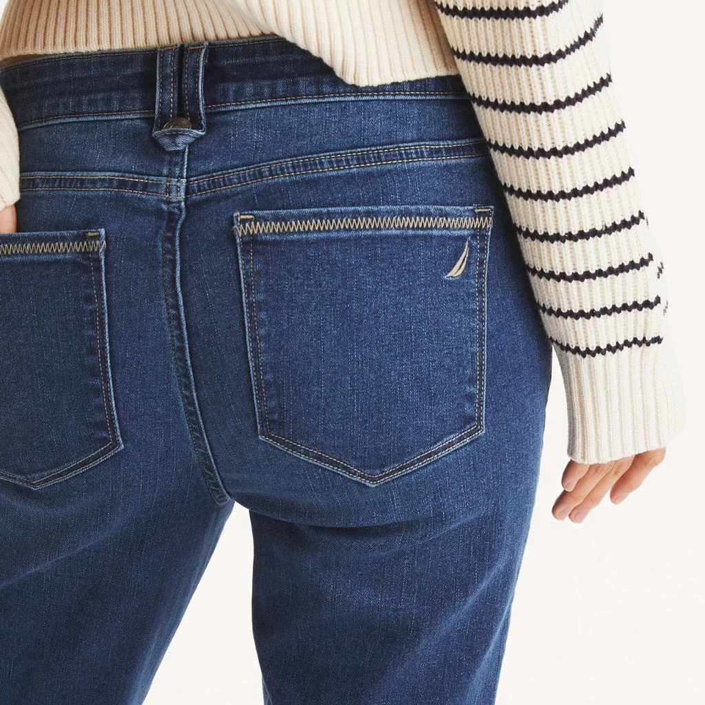 Nautica Womens Mid-Rise Straight Denim 2