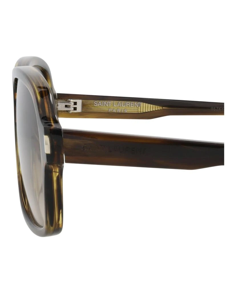 Yves Saint Laurent Aviator-Frame Recycled Acetate Sunglasses 4