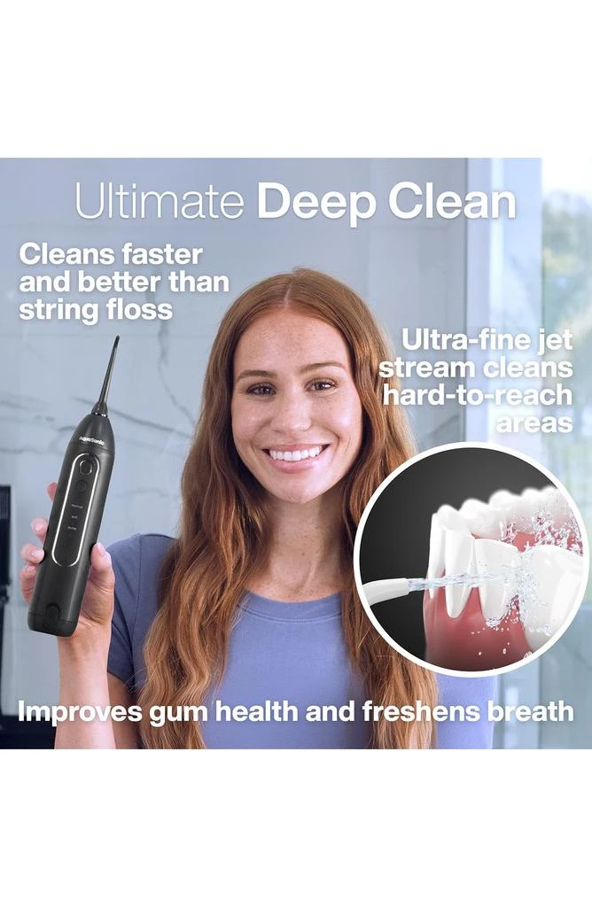 AquaSonic Icon Onyx Flosser 4