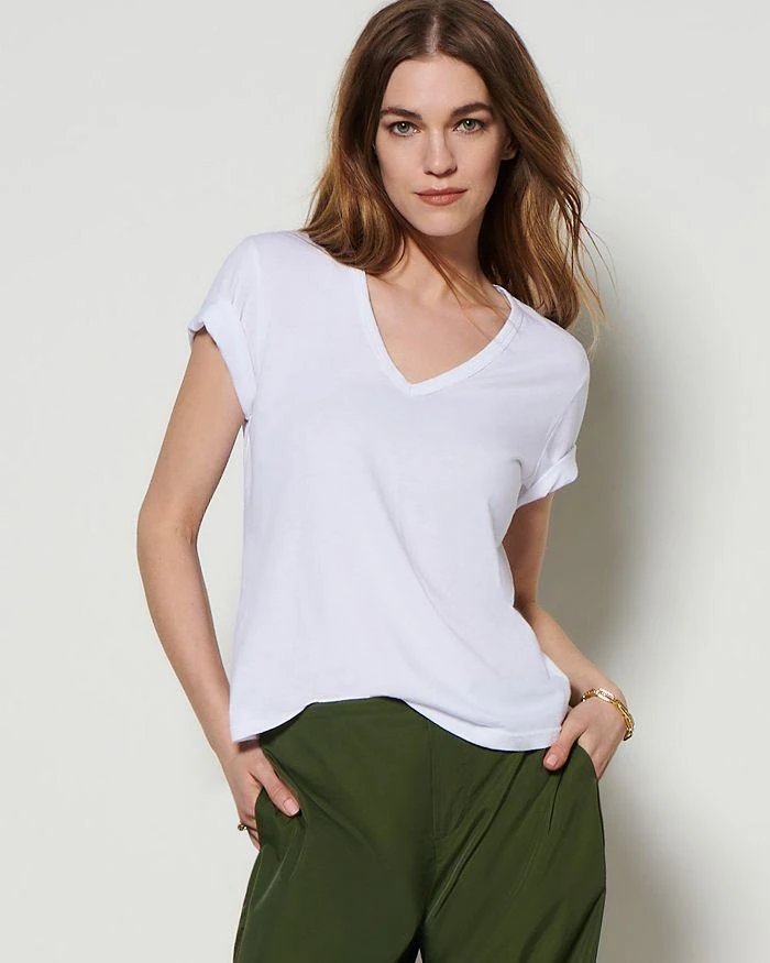 Cotton Citizen Standard V Neck Tee 3