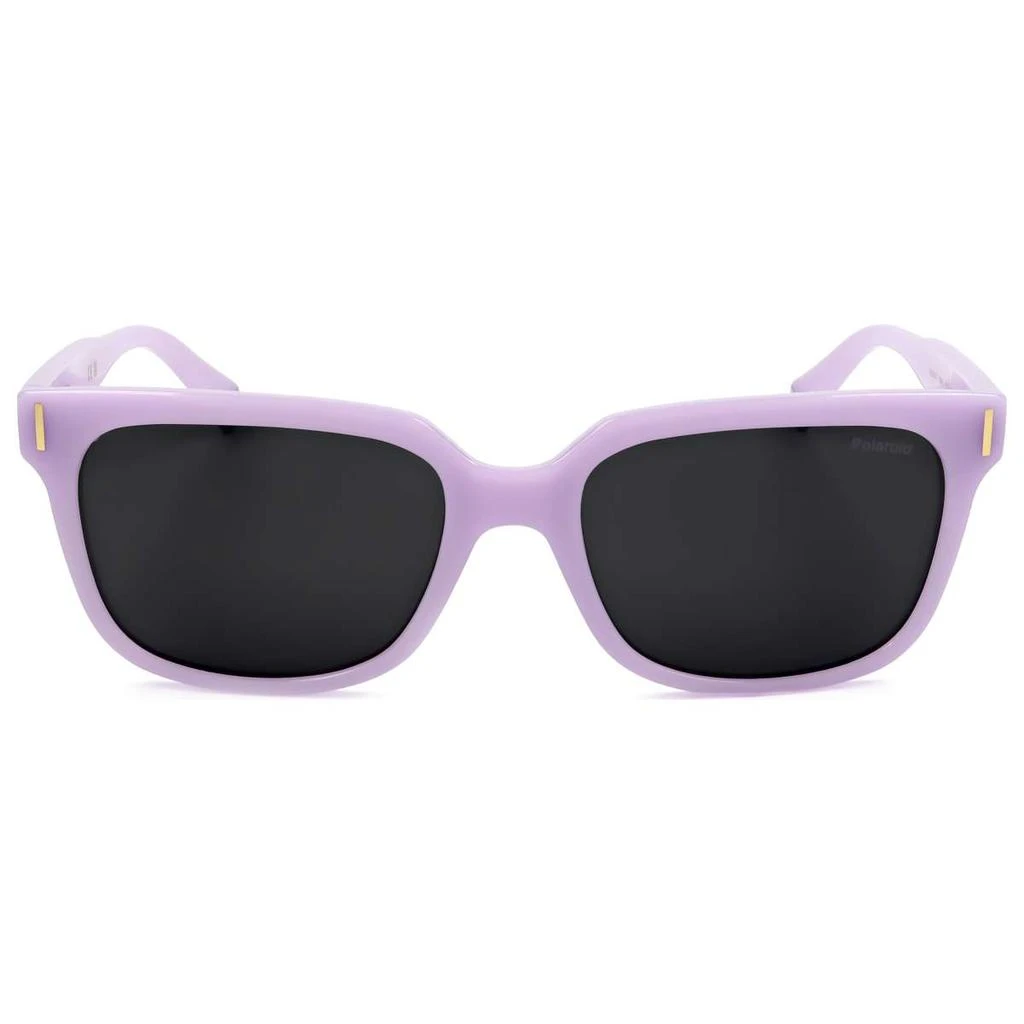 Polaroid Polaroid Unisex Purple Rectangular Polarized Sunglasses 2