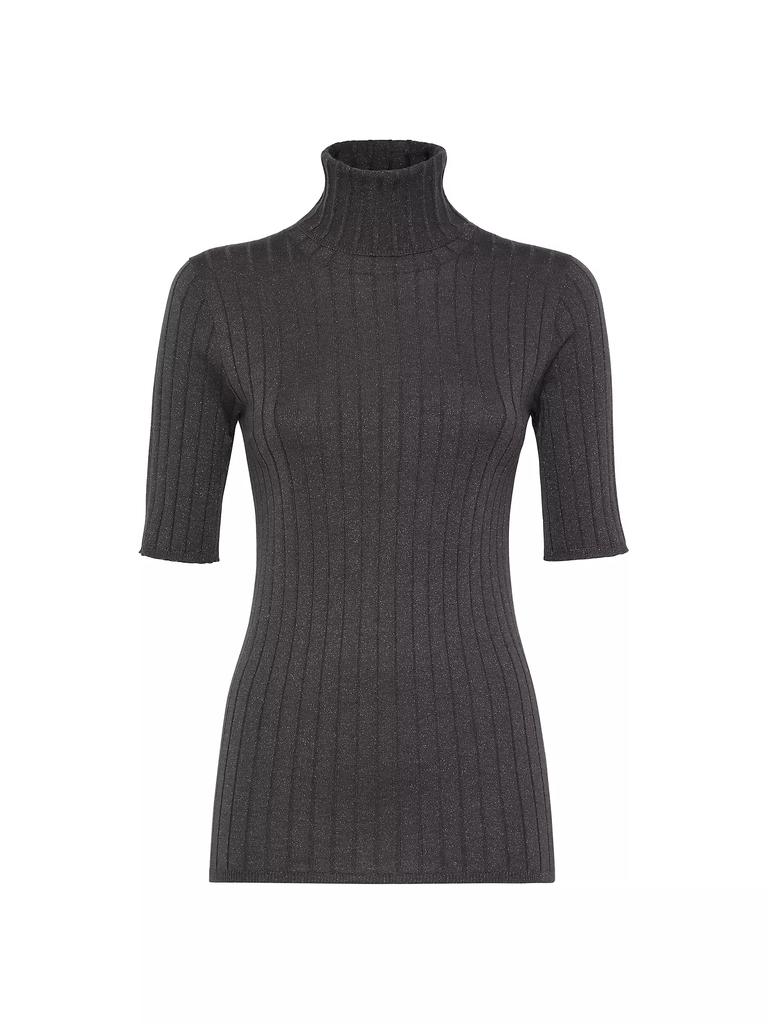 Brunello Cucinelli Cashmere and Silk Turtleneck Sweater