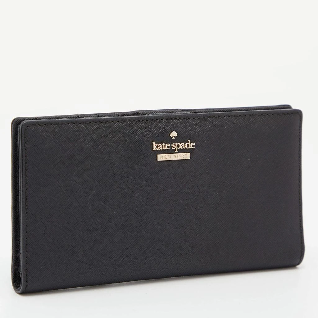 Kate Spade Kate Spade Black Leather Bifold Flap Wallet 3