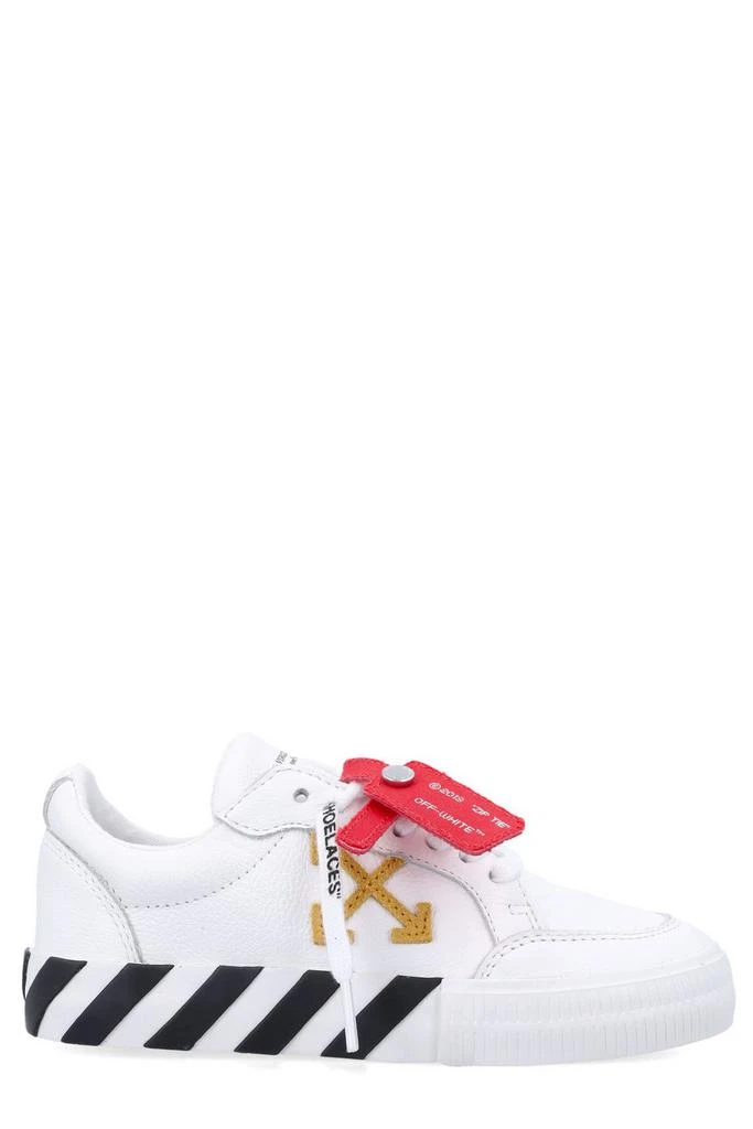 Off-White Off-White Kids Vulcanized Leather Low-Top Sneakers 1