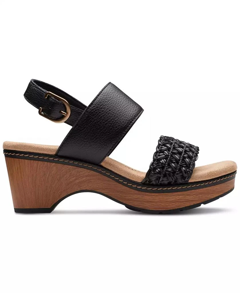 Clarks Seannah Step Woven Strap Clog-Style Platform Sandals 2
