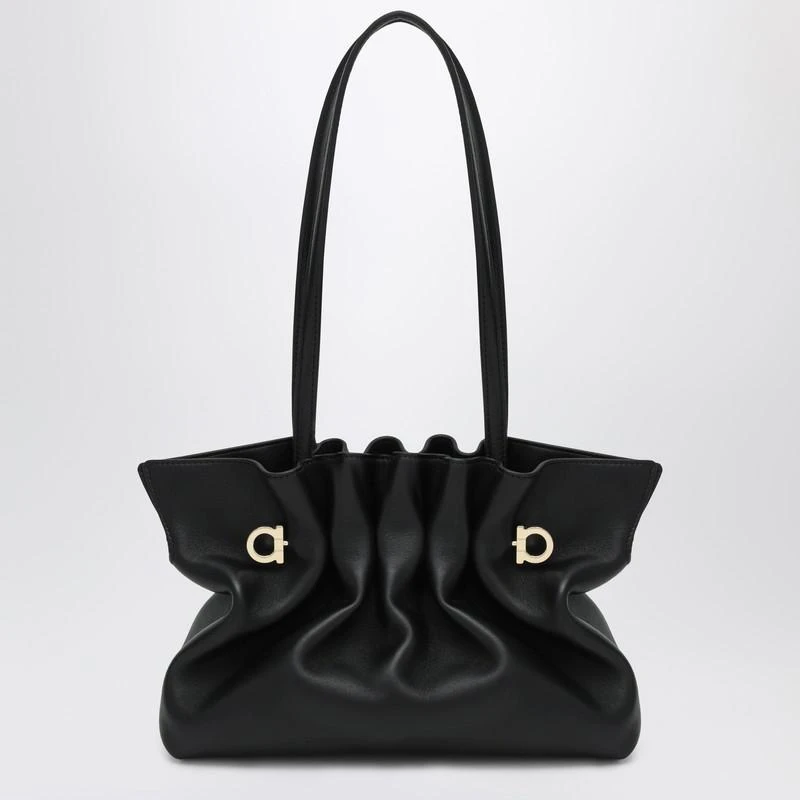 Salvatore Ferragamo Soft-Bag Small black leather 4