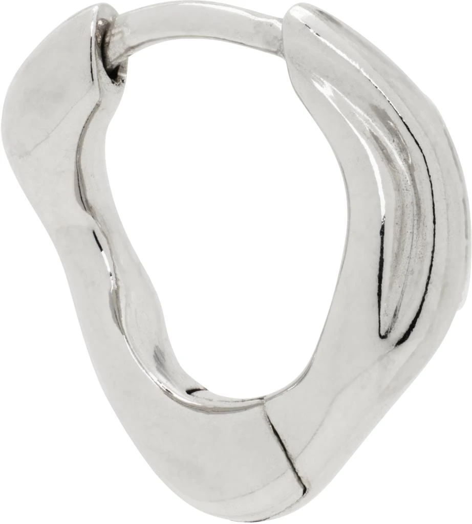 Maria Black Silver Anil Huggie Single Earring 2