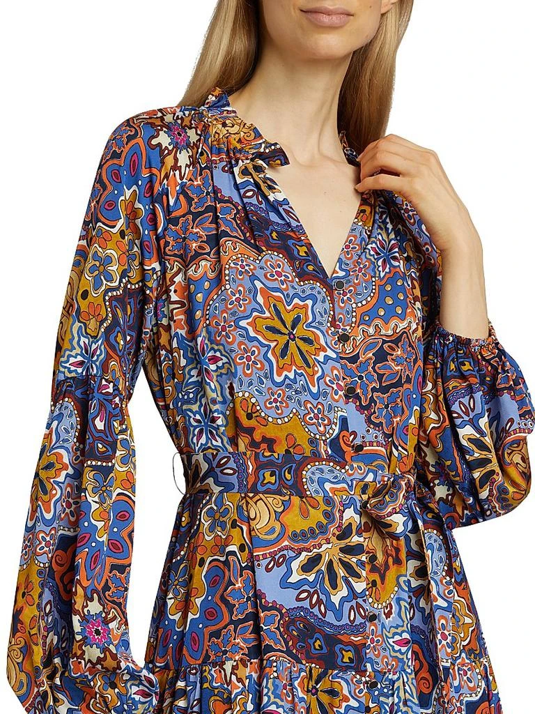 Tahari The Sienna Paisley Silk Dress 6