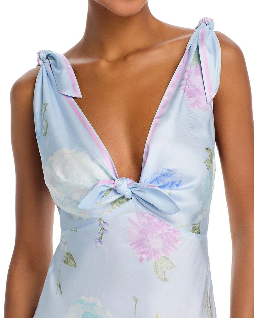 LOVESHACKFANCY Perri Floral Tie Shoulder Dress 2