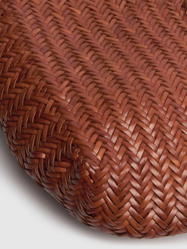DRAGON DIFFUSION Big Nantucket Woven Leather Basket Bag 3