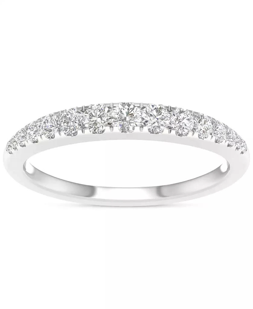 Macy's Diamond Anniversary Band (1/3 ct. t.w.) in 14k White Gold 4