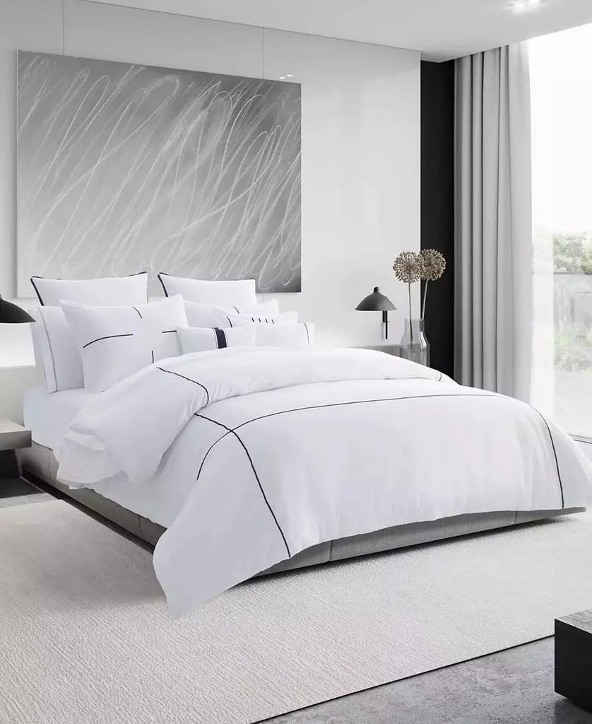 Vera Wang Zig Zag Cotton Sateen 3-Pc.Duvet Cover Set 1