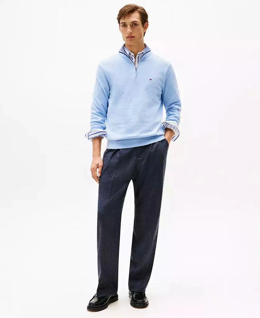 Tommy Hilfiger Men's Essential Quarter-Zip Pullover Knit Sweater 2