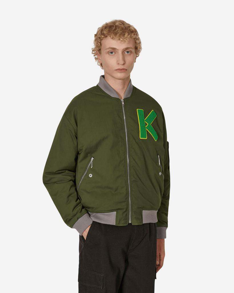 Shop Varsity Bomber Jacket Green on Sale at BeyondStyle – Get 50