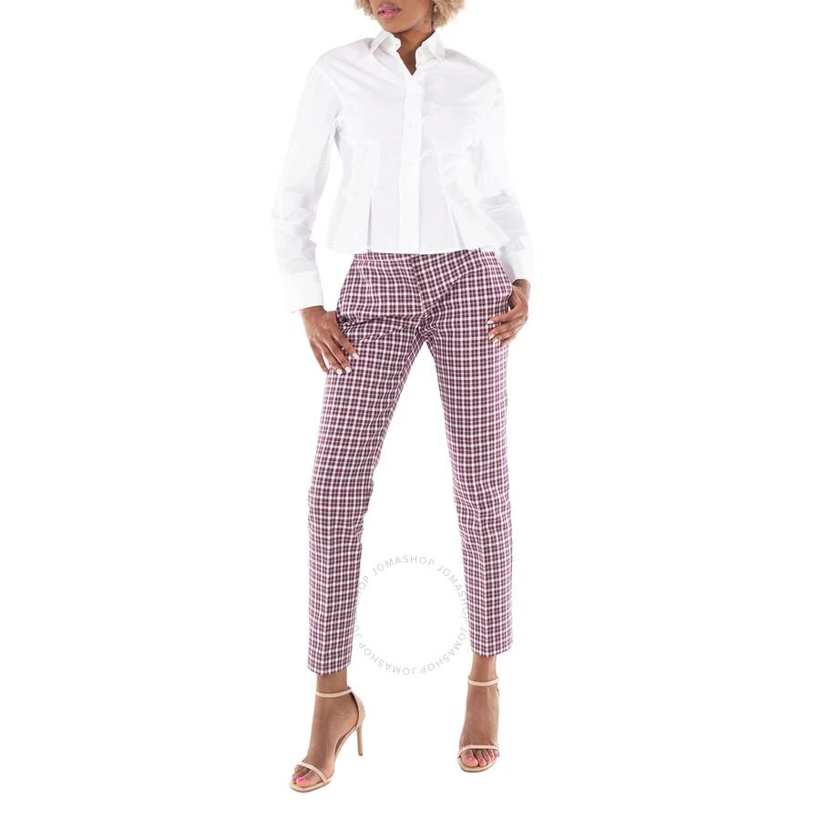Burberry Hanover Straight-fit Check Cotton Tailored Trousers 2