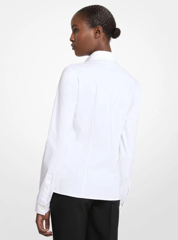 Michael Kors Hansen Stretch Cotton Poplin Shirt 2