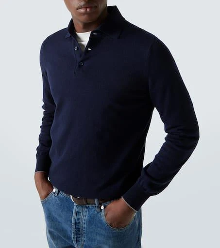Brunello Cucinelli Cashmere polo sweater 5