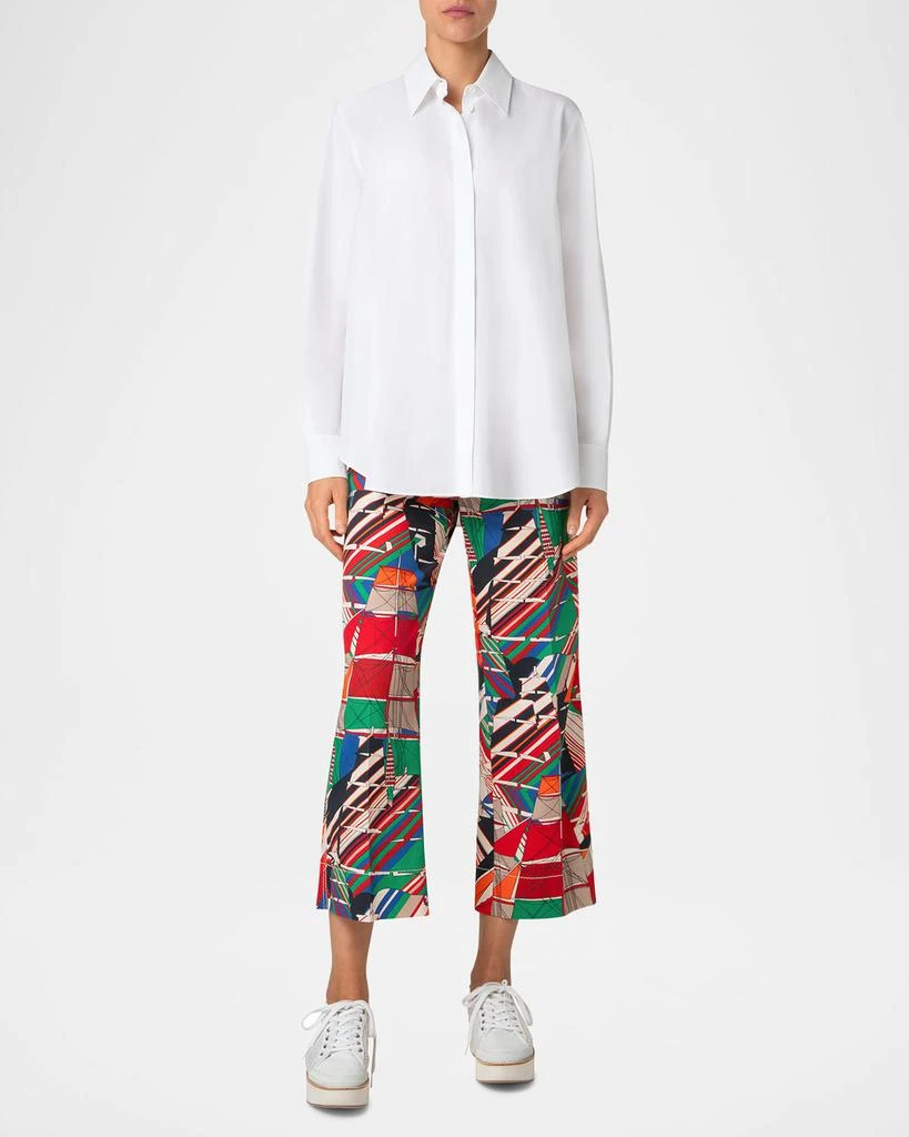 Akris Tunic Cotton Poplin Blouse 2