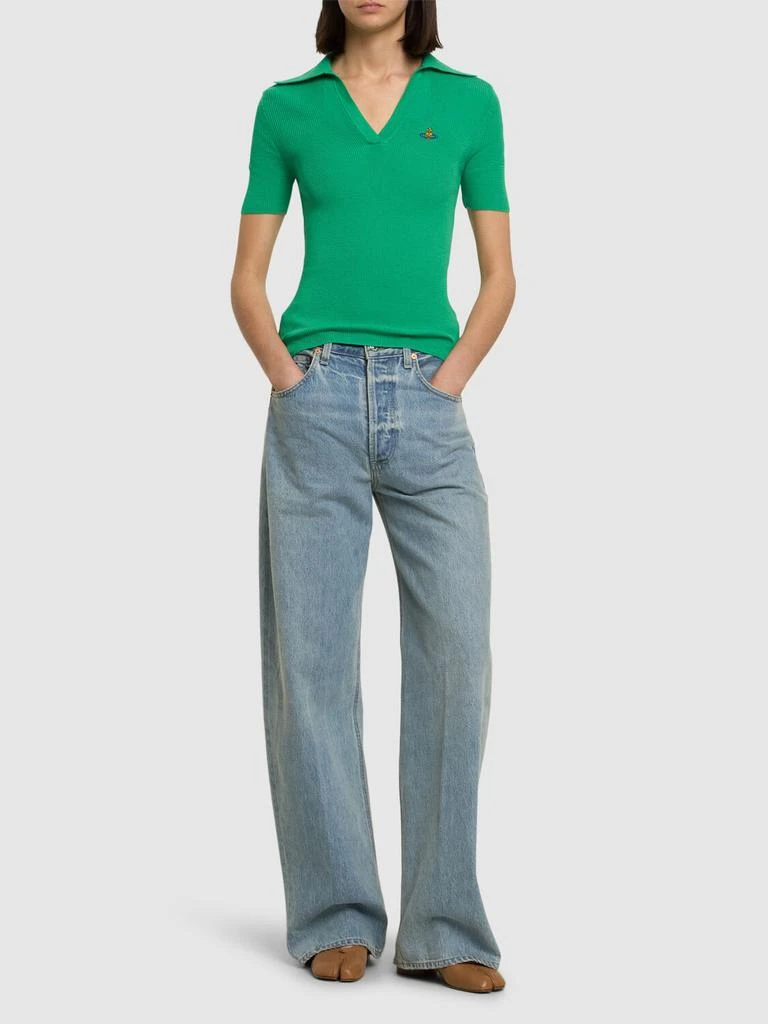 Vivienne Westwood Fitted Cotton Polo Shirt 1