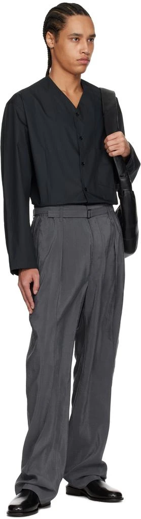 Lemaire Black Medium Croissant Bag 4
