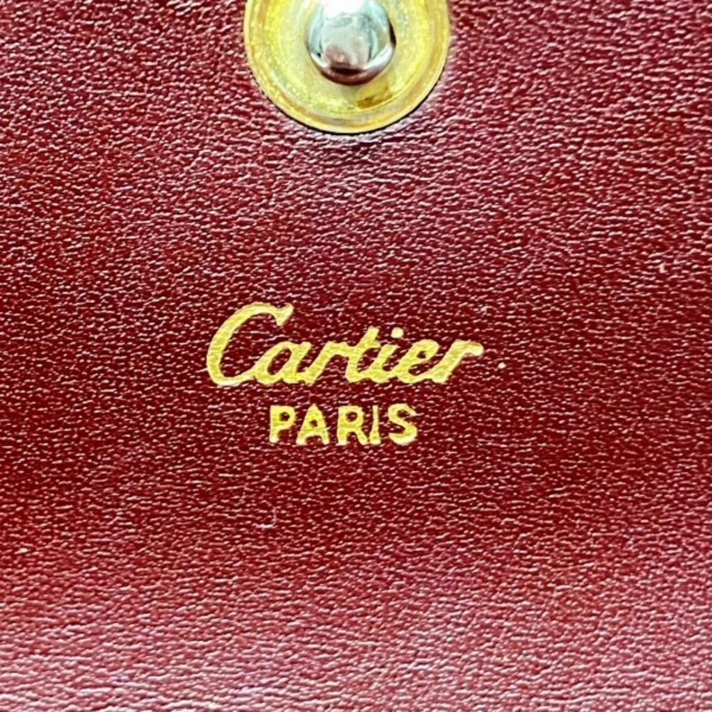 Cartier Must  Leather Coin Purse/Coin Case (Pre-Owned) 4