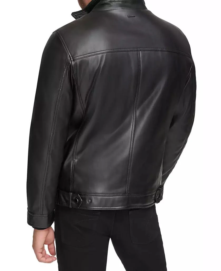 Calvin Klein Men's Faux Leather Moto Jacket, Created for Macy's 2