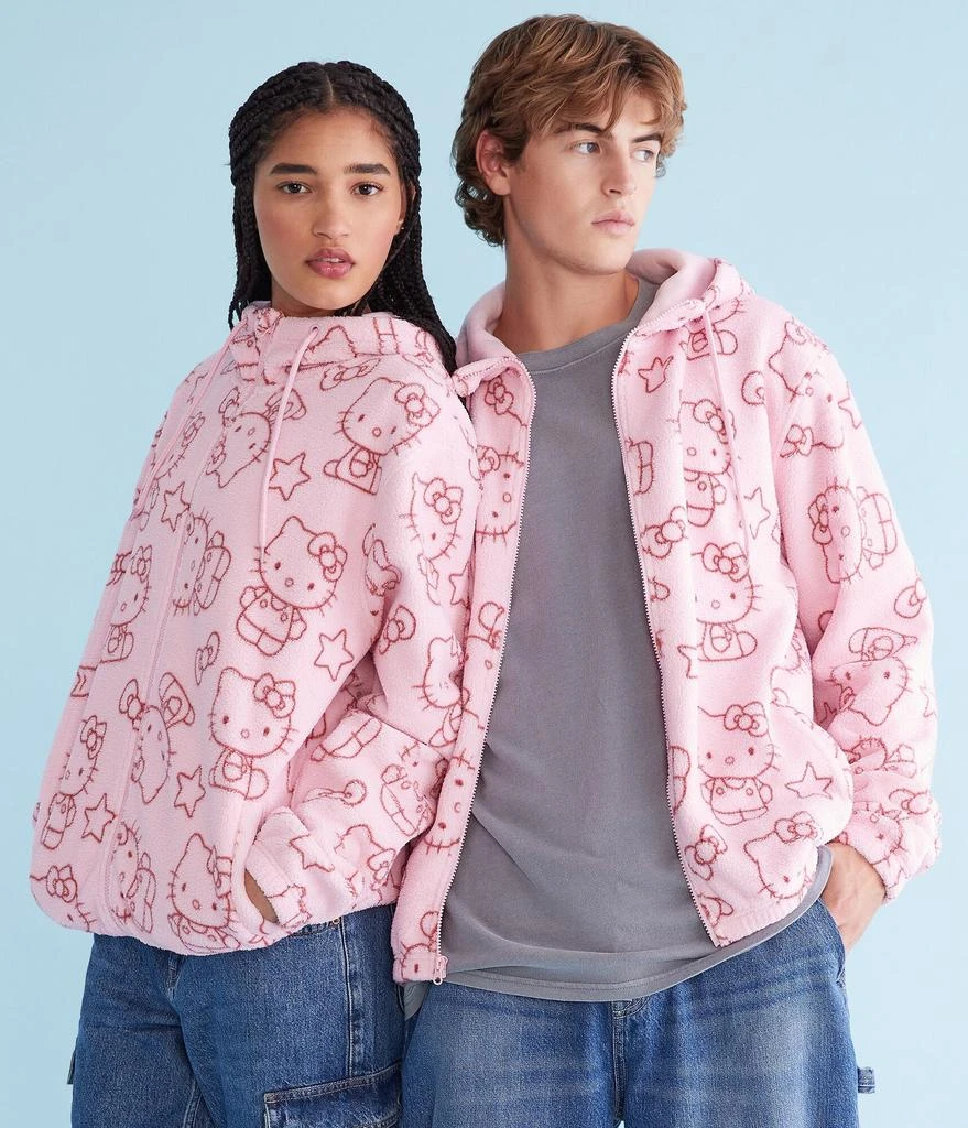 Aeropostale Hello Kitty Sherpa Full-Zip Hoodie 2