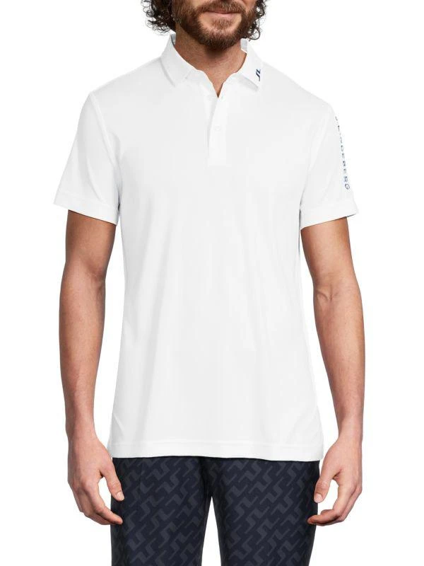 J. Lindeberg Logo Short-Sleeve Golf Polo 1