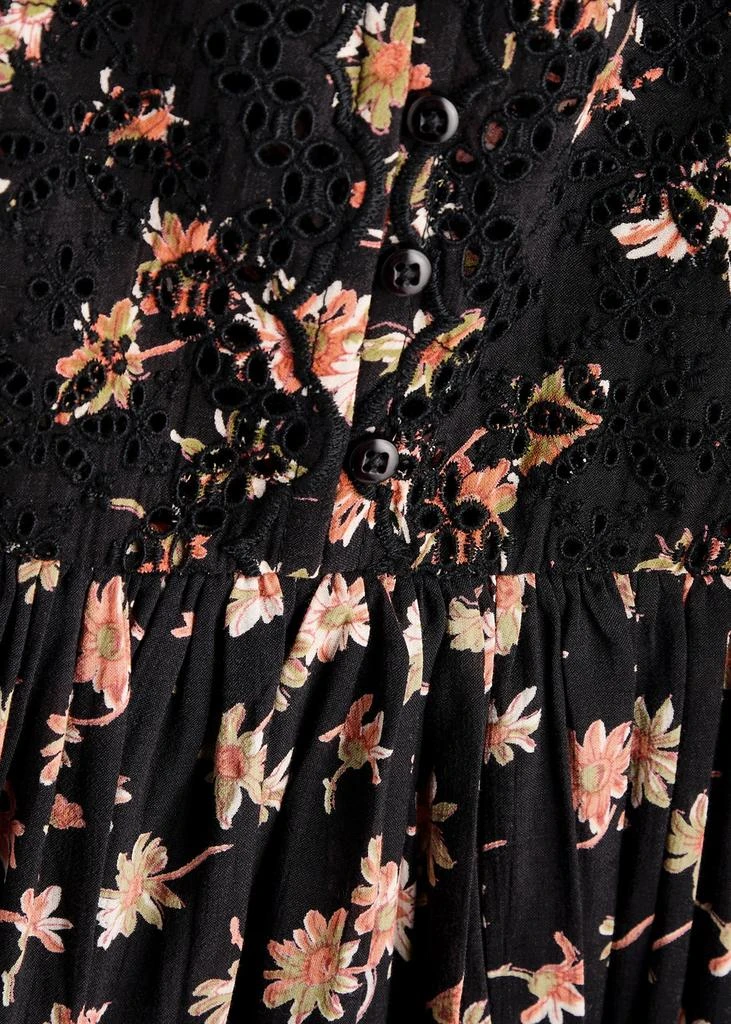 BYTIMO Floral-print cotton-blend mini dress 5