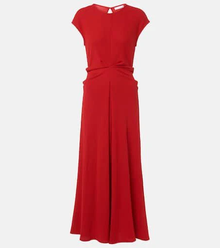 Proenza Schouler White Label gathered crêpe long dress 1