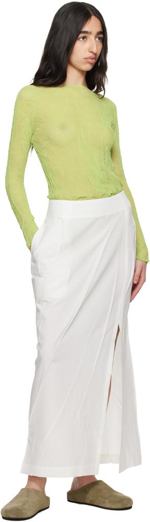 Shop Green Chiffon Twist 2 Top on Sale at BeyondStyle – Get 62