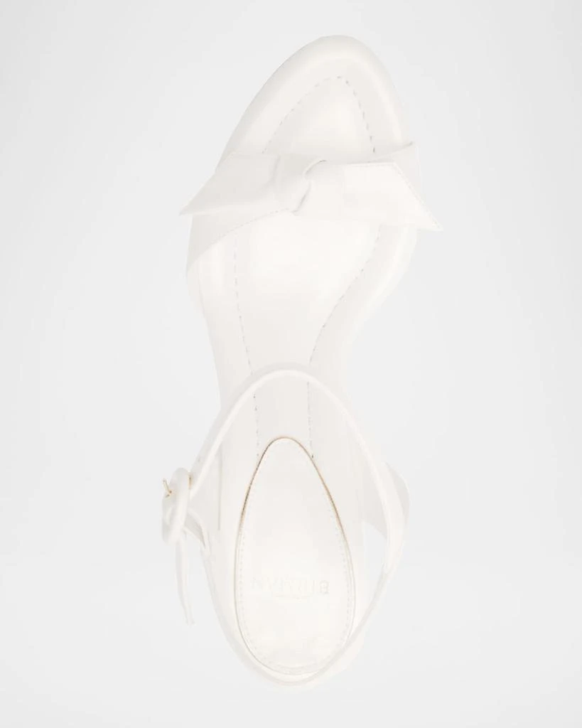 Alexandre Birman Clarita Flare Leather Bridal Sandals 5