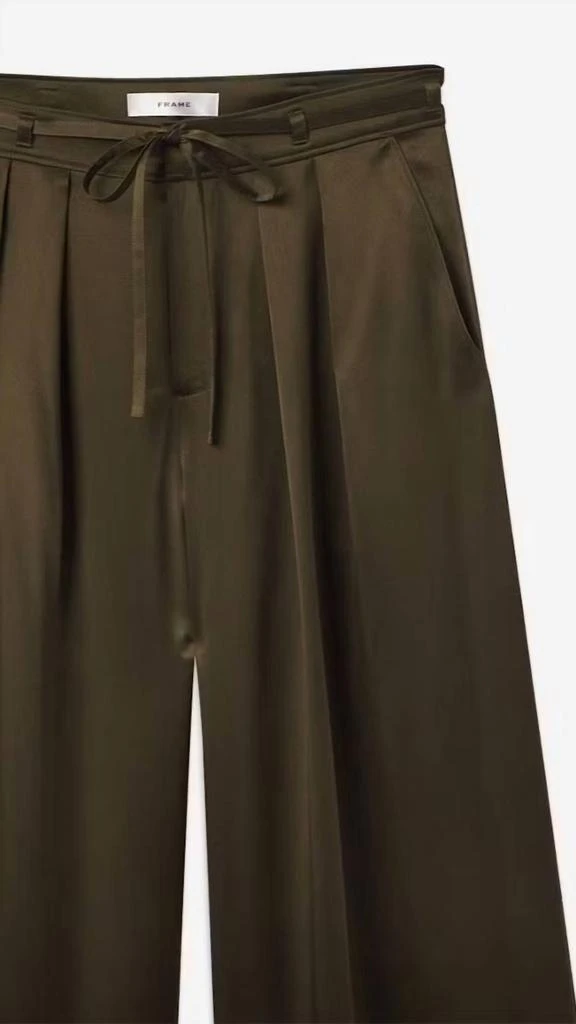 FRAME Frame - Denim Long Silk Trouser Pants 6
