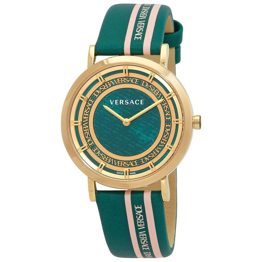 Versace New Generation Quartz Green Dial Ladies Watch VE3M00322