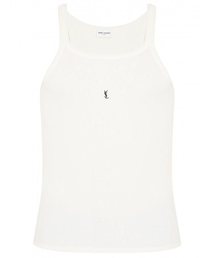 Tシャツ・カットソー SAINT LAURENT WOOL AND COTTON BLEND TANK TOP Yves Saint Laurent WOOL AND COTTON BLEND TANK TOP - Sleep