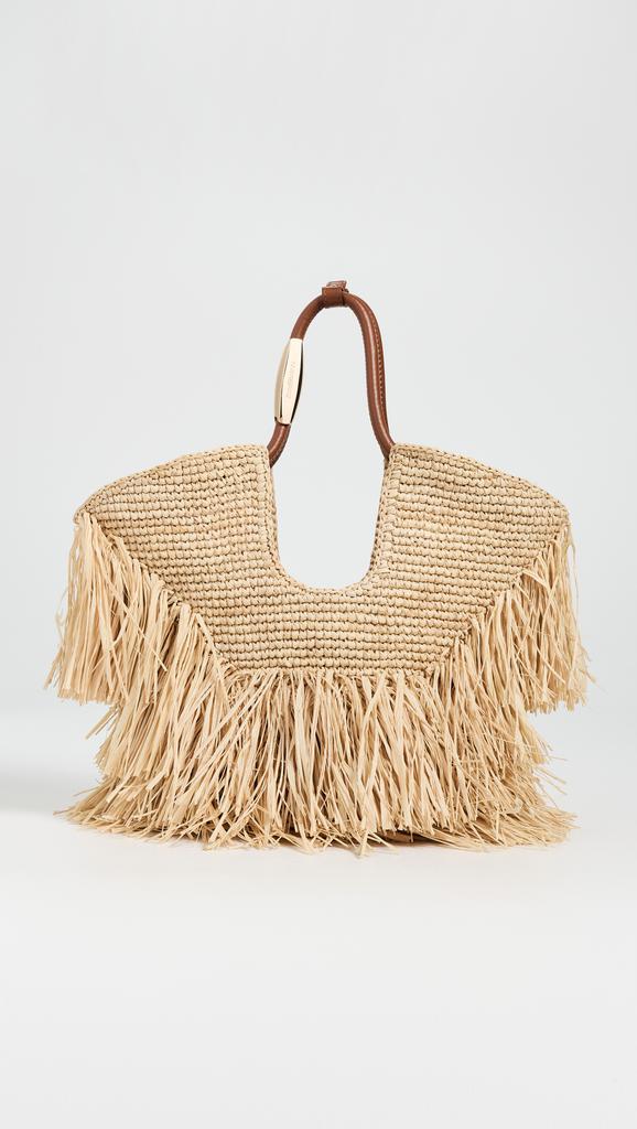 Zimmermann Goldentime Small Fringe Tote