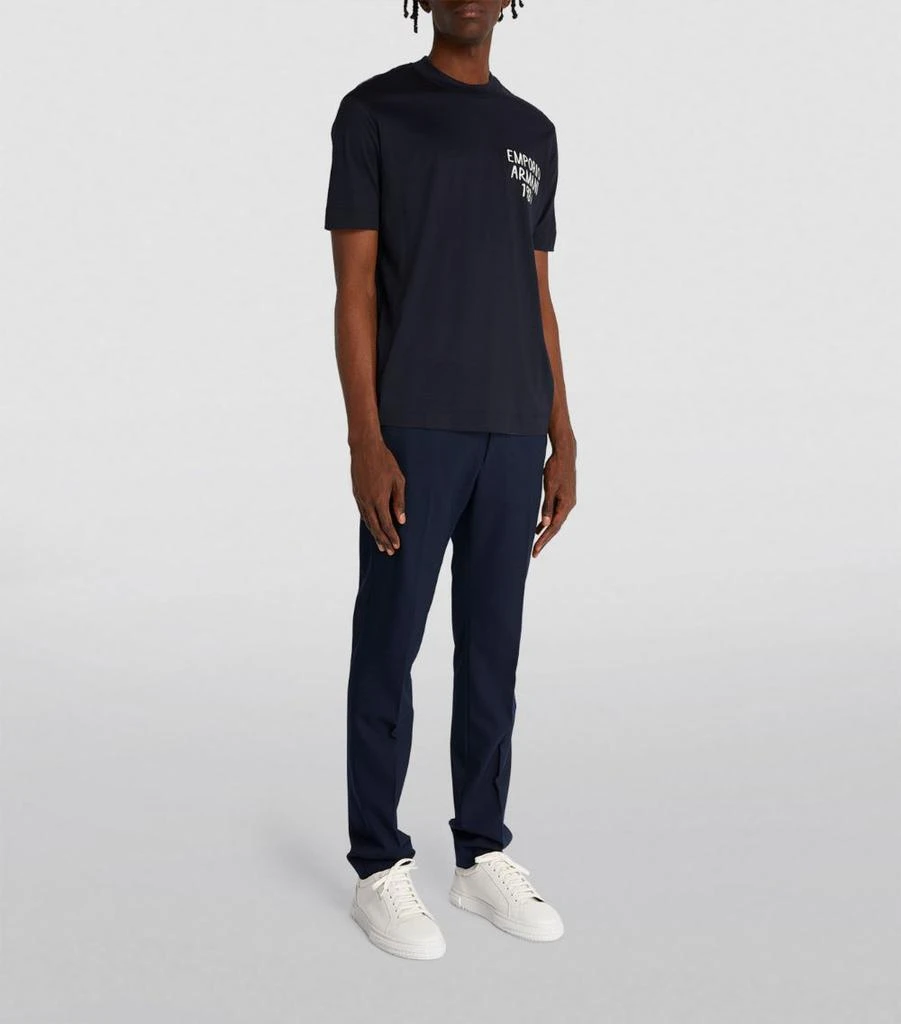 Emporio Armani Embroidered 1981 T-Shirt 2