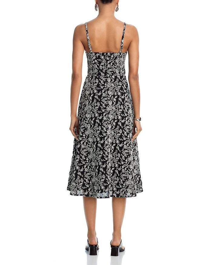 AQUA Embroidered Tank Midi Dress - Exclusive 4