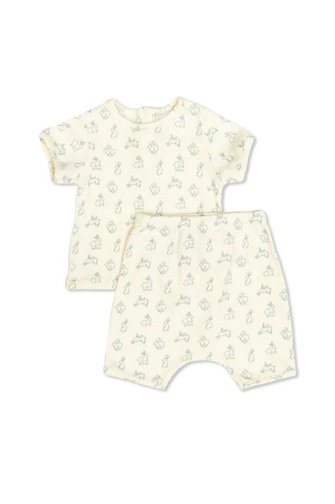 Bonpoint Bonpoint Rabbit Printed Fanilo Set 1