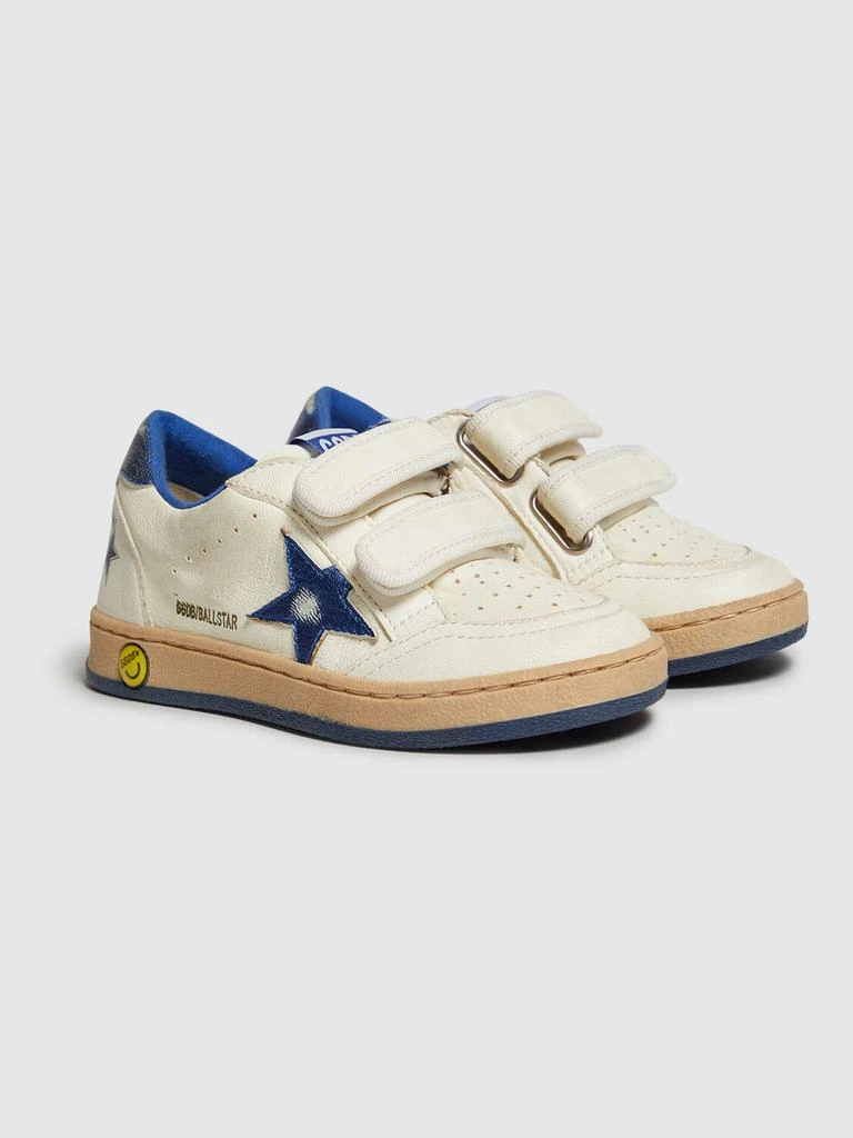Golden Goose Ballstar Leather Strap Sneakers 1